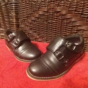 Steve Madden black toddler dress shoe size 10